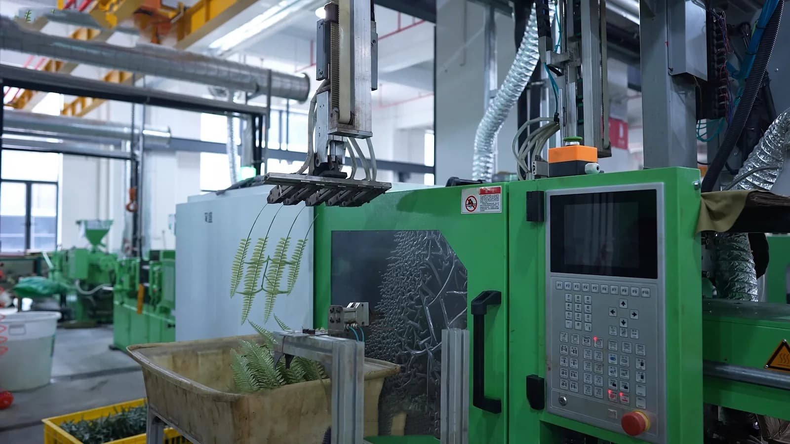 Close view of manufacturing equipment from Silvanest’s main-site About page